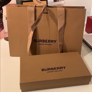 Burberry box and bag - SOLD on mercari